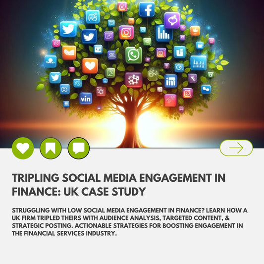 Struggling with low social media engagement in finance? Learn how a UK firm tripled theirs with audience analysis, targeted content, & strategic posting. Actionable strategies for boosting engagement in the financial services industry.