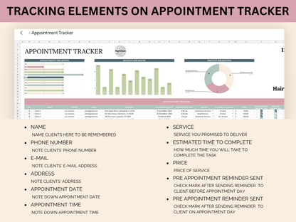 Ultimate Appointment Google Sheet Interactive Booking System